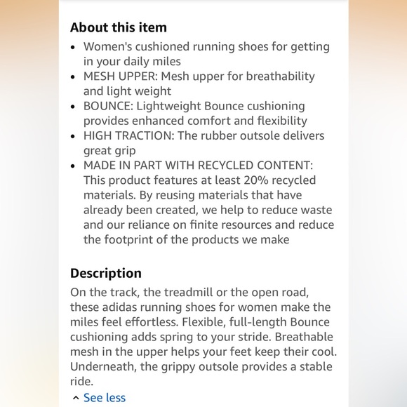 NIB adidas Women's Questar 3 Running Sneaker - Size9.5 - Picture 9 of 12